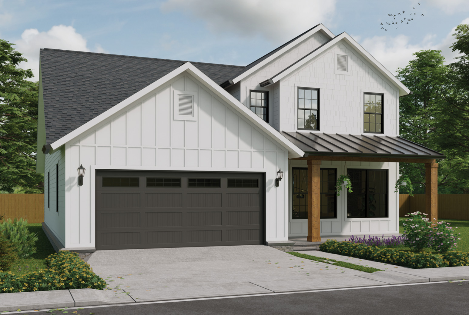Rising Tide Homes: The Orchid - 3 BR  3.5 BA  |  2,075 SF TWO-STORY W/ 2 CAR GARAGE