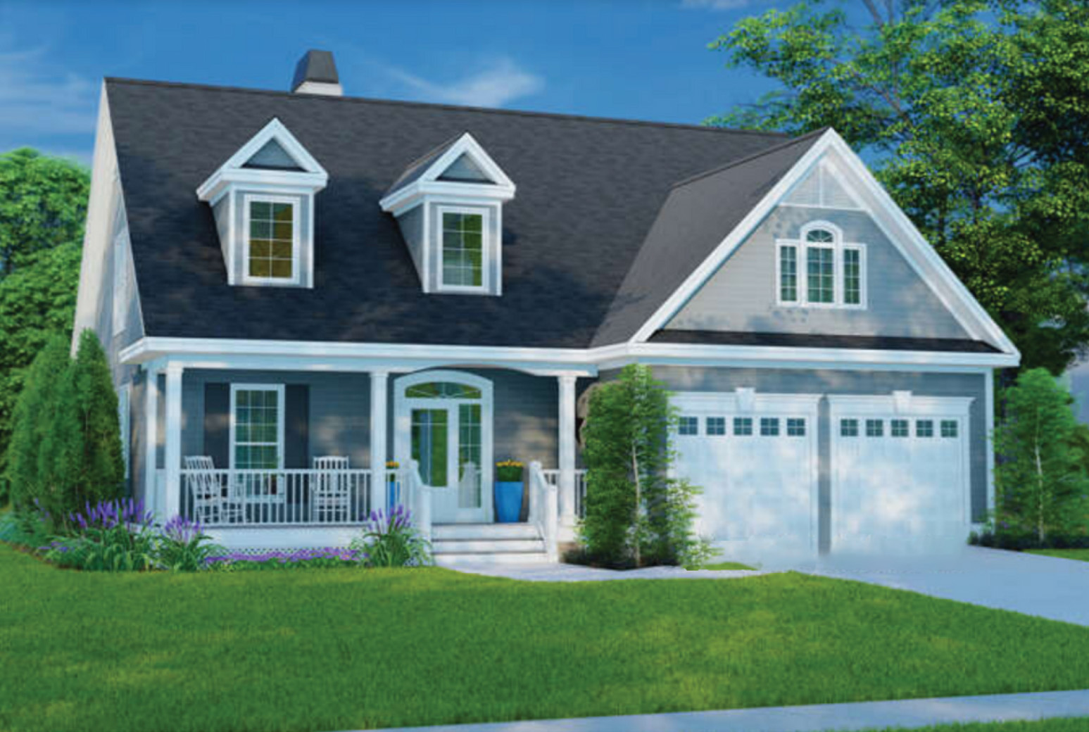 Rising Tide Homes: The Sycamore - 3 BR  2.5 BA  |  2,046 SF TWO-STORY W/ 2 CAR GARAGE